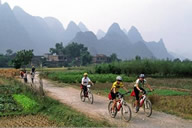 Cycling countryside